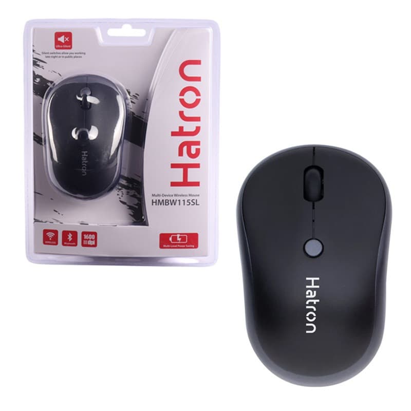 موس بی سیم DUAL هترون مدل HATRON HMBW115 — تصویر ۲