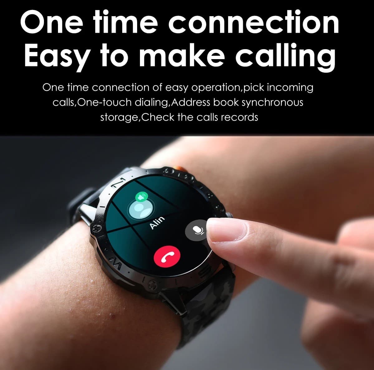 ساعت هوشمند مدل K59 Pro Smart Watch سبز — تصویر ۸