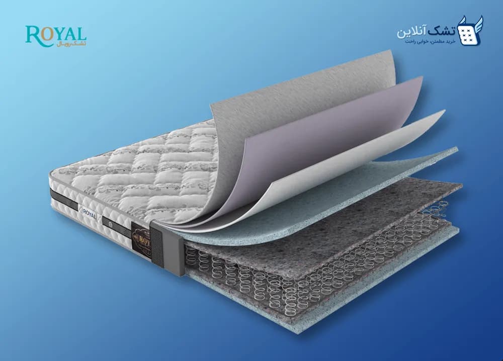 تشک رویال مدل پرنس ۹۰x۲۰۰ — تصویر ۵