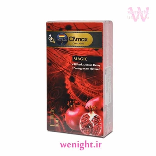 کاندوم کلایمکس Magic تنگ کننده خاردار تاخیری | بسته 12 عددی