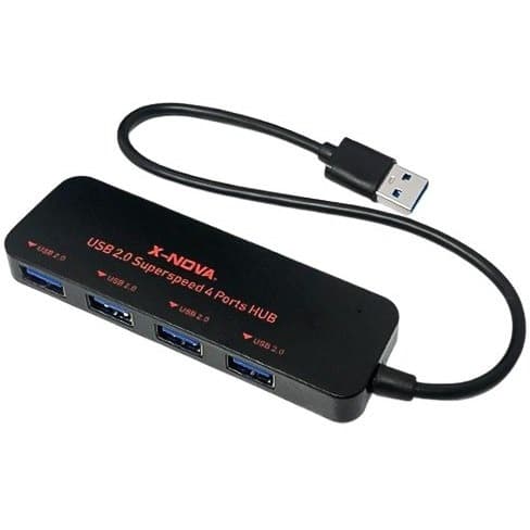 هاب USB 3.0 چهار پورت ایکس‌نووا مدل X1080 (X-NOVA 4-Port USB 3.0 Hub) — تصویر ۲