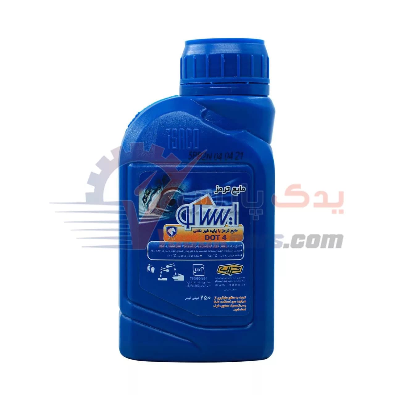 روغن ترمز ایساکو DOT4 (250 میلی لیتر) — تصویر ۲