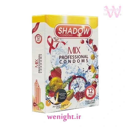 کاندوم شادو مدل Mix بسته 12 عددی