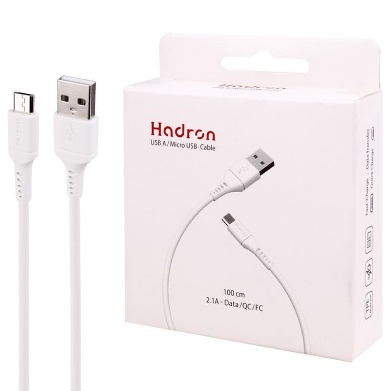 کابل USB A به Micro USB هادرون مدل A-U01 طول 1 متر