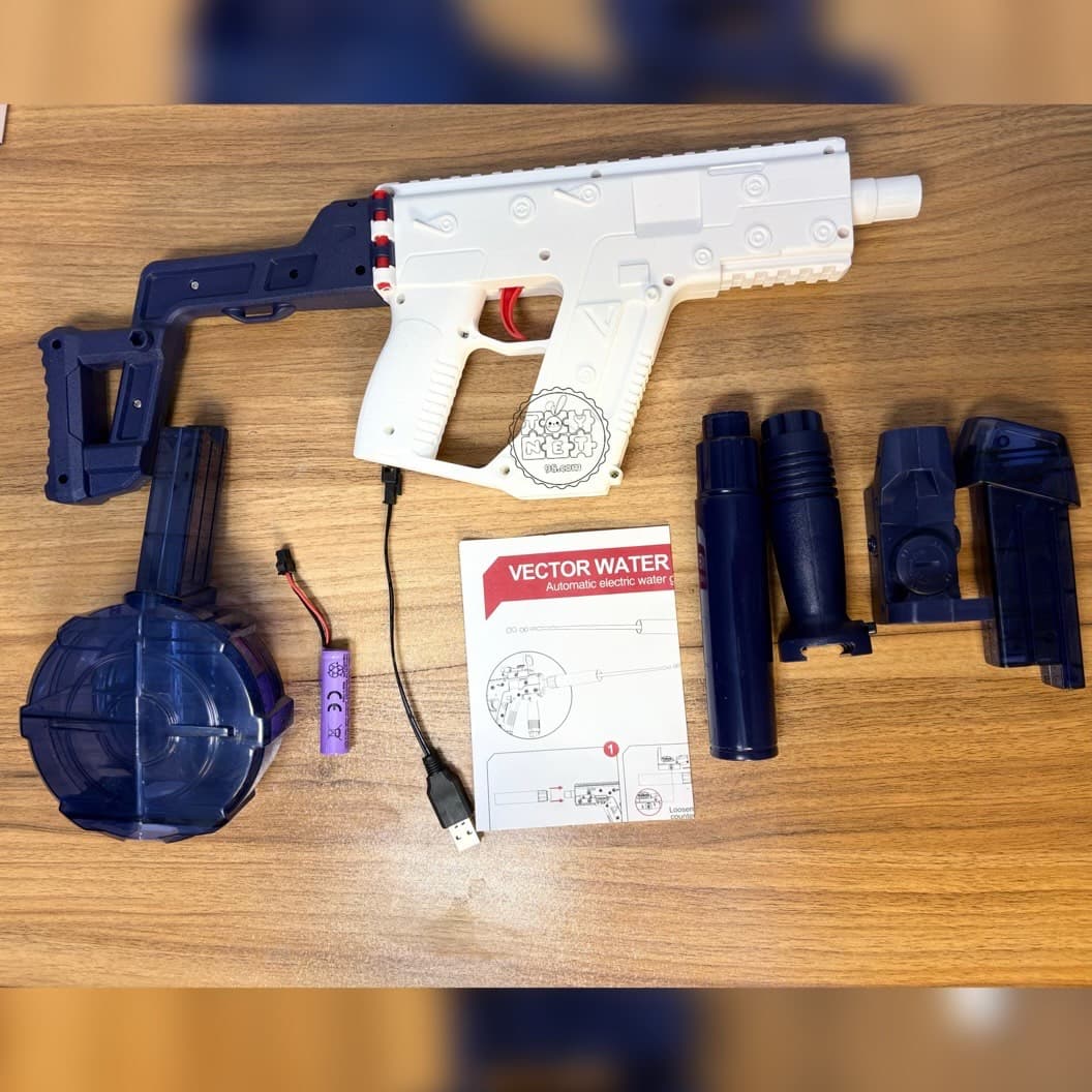 تفنگ آب پاش شارژی نمونه اصلی Vector Water Gun کد CY024/CY025 — تصویر ۲