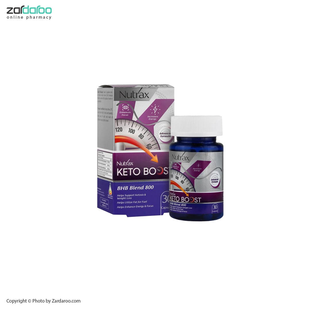 کپسول کتو بوست 30 عددی نوتراکس Nutrax