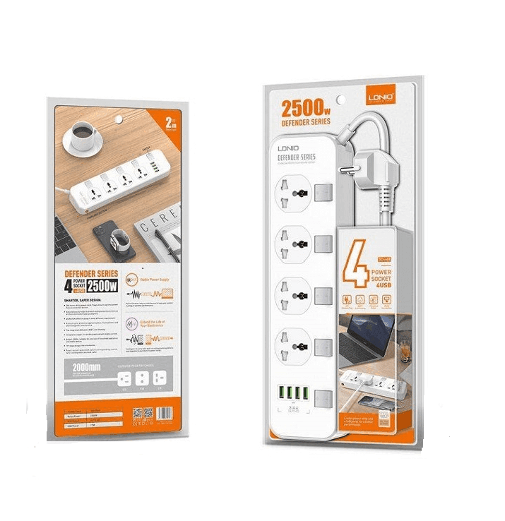 چند راهی برق الدینیو مدل LDNIO SC4408 — تصویر ۲