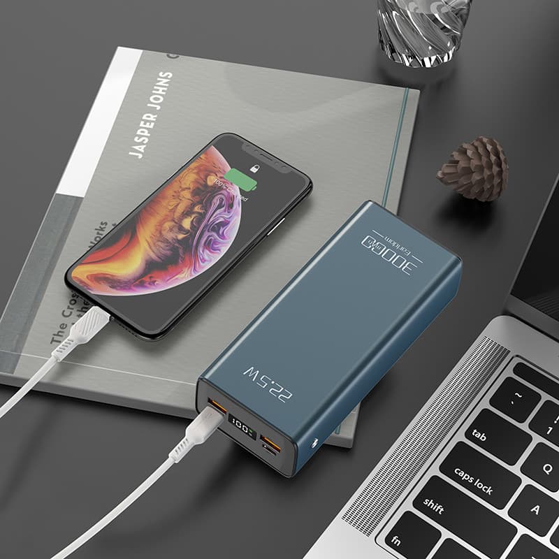 پاوربانک ارلدام مدل ET-PD36 ظرفیت 30000 میلی آمپر ساعت — تصویر ۱۰