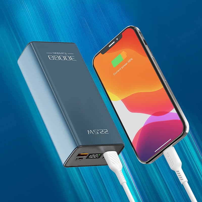 پاوربانک ارلدام مدل ET-PD36 ظرفیت 30000 میلی آمپر ساعت — تصویر ۸