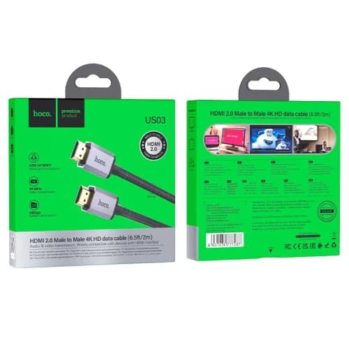 کابل HDMI هوکو مدل HOCO US03 با طول 3 متر — تصویر ۳
