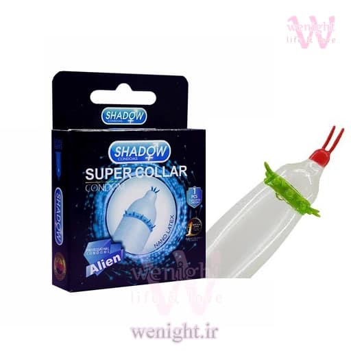 کاندوم فضایی اره ماهی شادو super collar | بسته‌بندی محرمانه — تصویر ۲