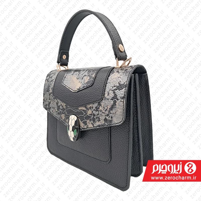 کیف بولگاری چرم طبیعی — تصویر ۵