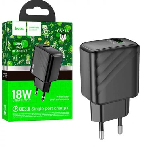 شارژر دیواری هوکو HOCO CS21A QC3.0 Type-C — تصویر ۳