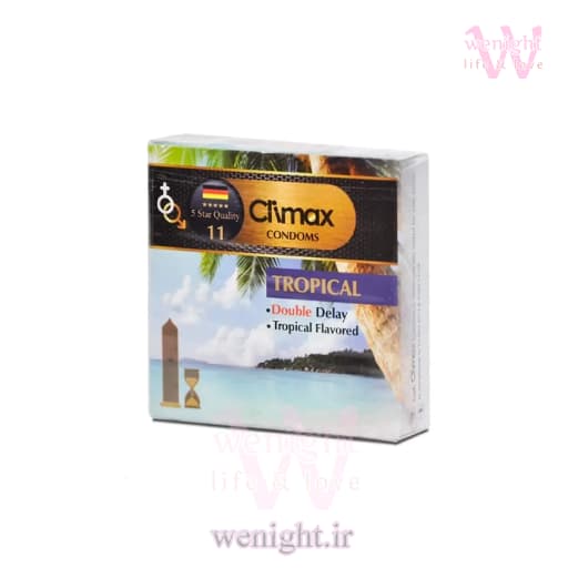 کاندوم کلایمکس مدل Tropical بسته 3 عددی