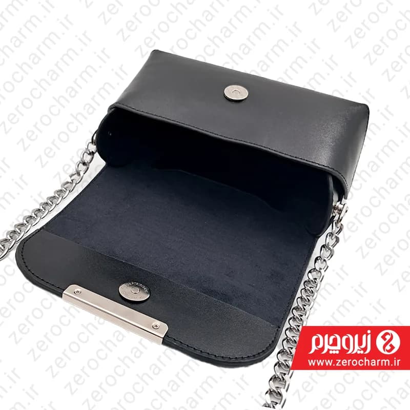 کیف دوشی زنانه چرم طبیعی مدل نازآفرین 2 — تصویر ۷