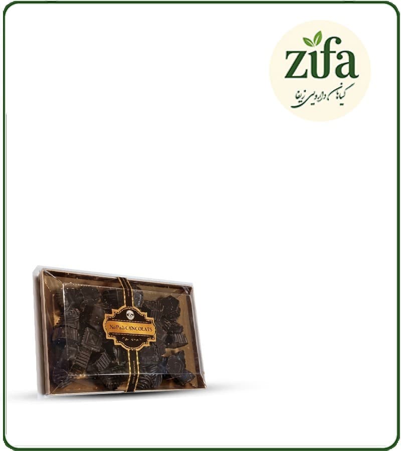 شکلات تلخ تکه ای ارگانیک نفس