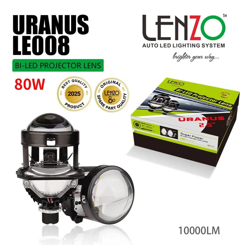 لنز اورجینال اکونومیک مدل ۰۰۸ Bi Led لنزو Lenzo با گارانتی