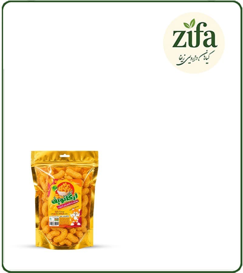 اسنک ارگانوپف با طعم پنیر ارگانیک نفس