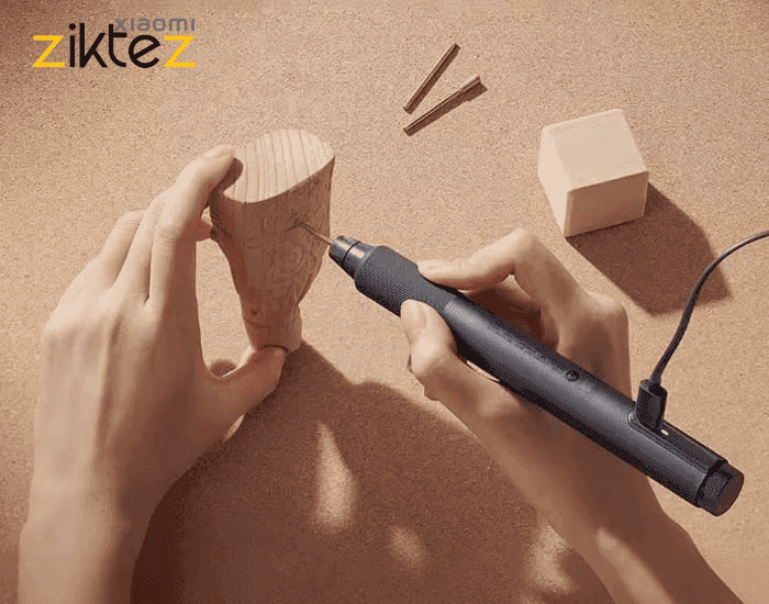 قلم منبت کاری حکاکی شارژی شیائومی XIAOMI Mijia Electric Grinding Pen new version (اورجینال ارسال فوری) — تصویر ۵