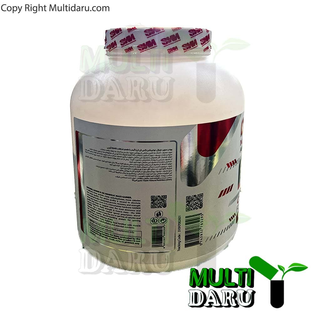 پودر گینر اس ان ان SNN طعم شكلات 2640 گرم — تصویر ۳