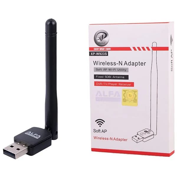 کارت شبکه Wi-Fi USB ایکس پی XP-W923S | دانگل وای فای | آنتن‌دار 150Mbps