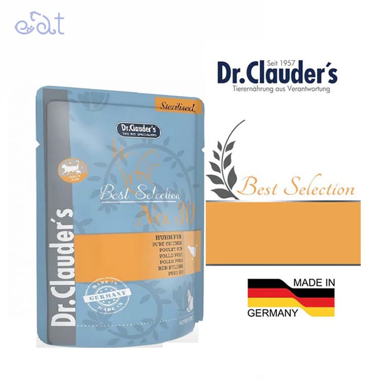 پوچ گربه دکتر کلادرز با طعم مرغ مدل Dr.clauders Chicken وزن 85 گرم — تصویر ۲