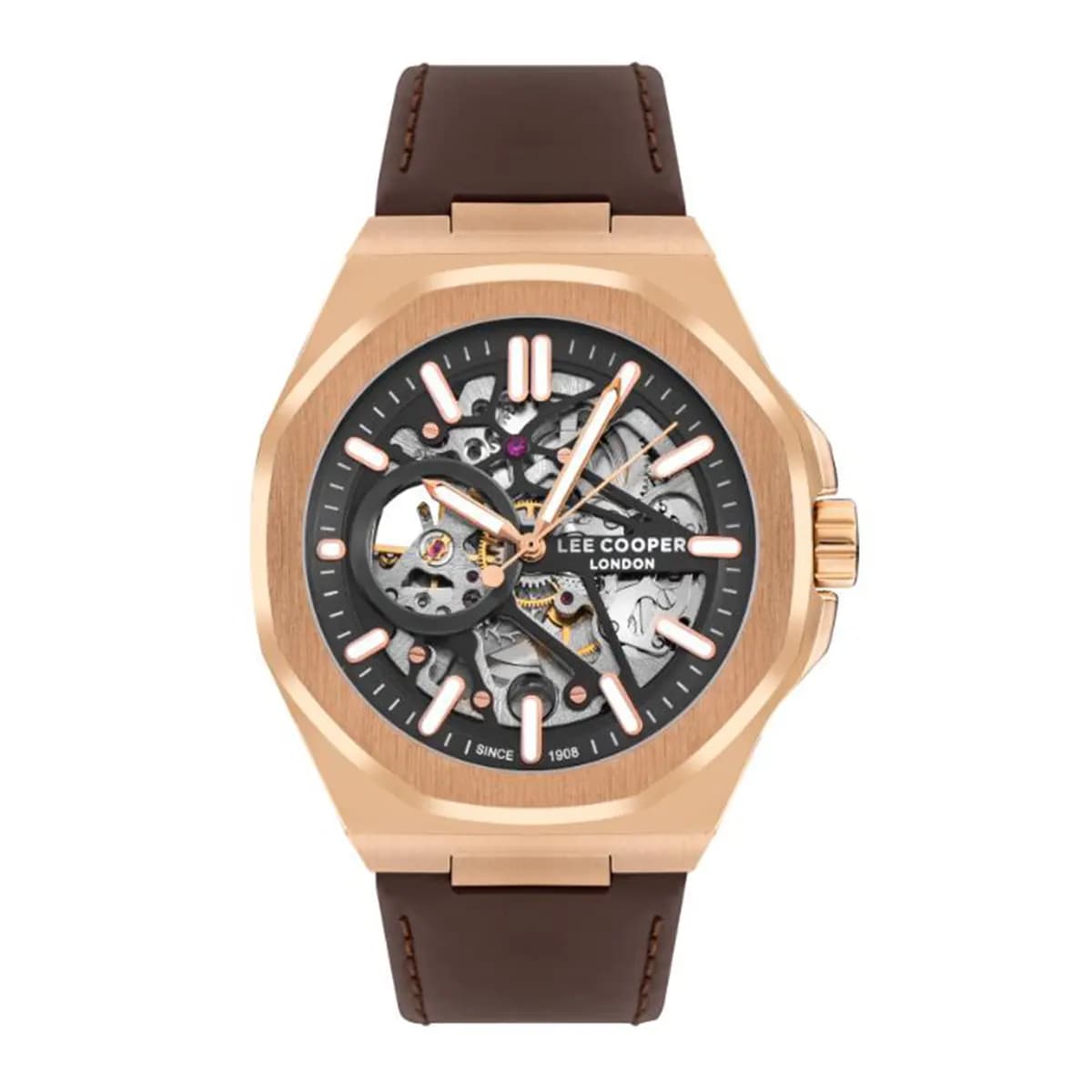 ساعت مچی چرمی اتوماتیک مردانه لی کوپر مدل Lee Cooper LC07978.261 — تصویر ۵