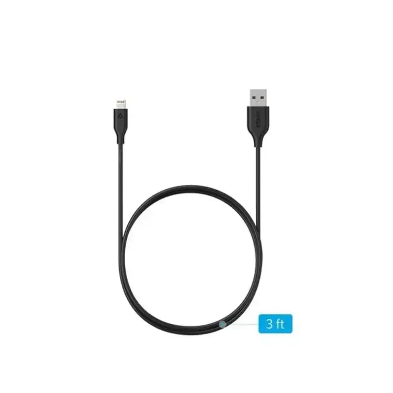 کابل شارژ انکر مدل PowerLine III USB-A To Lightening-A8812 با طول 90 سانتیمتر — تصویر ۷