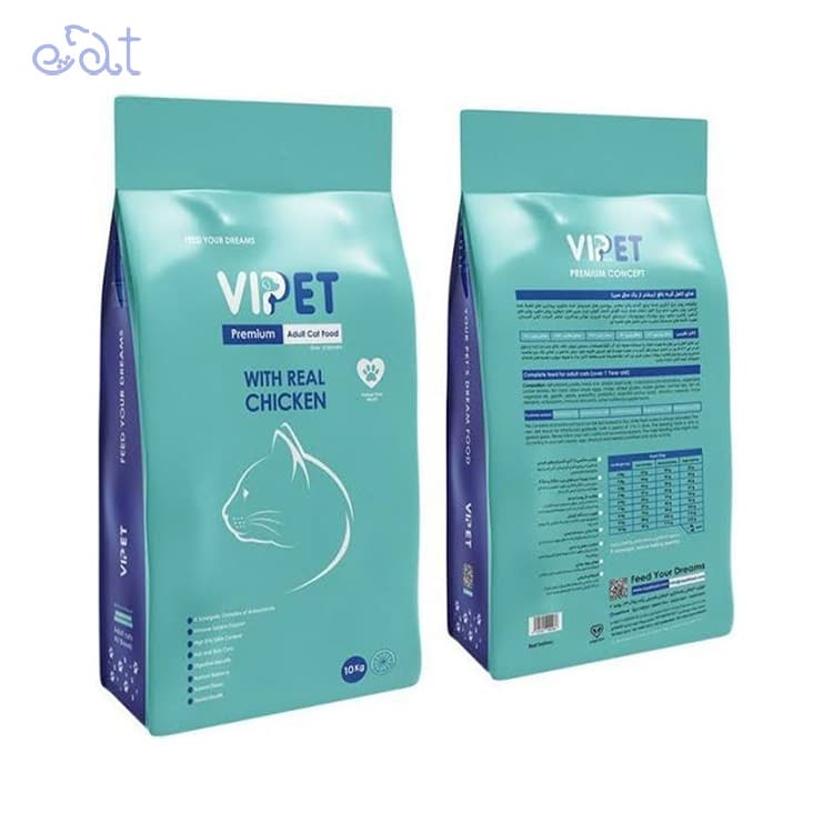 غذای خشک گربه بالغ وی پت مدل VIPET Adult Cat وزن 10 کیلوگرم — تصویر ۳