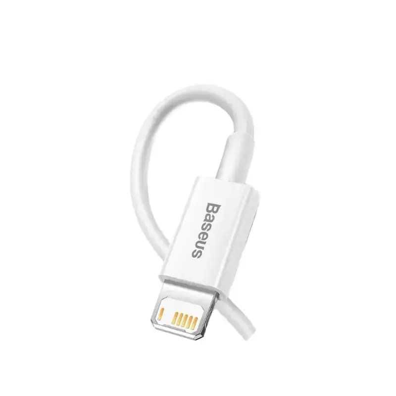 کابل شارژ USB to iP باسئوس مدل Superior Series CALYS-A با طول 1متر 2.4 آمپر — تصویر ۳