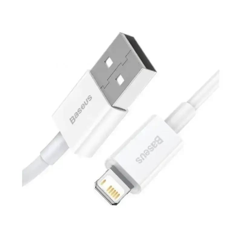کابل شارژ USB to iP باسئوس مدل Superior Series CALYS-A با طول 1متر 2.4 آمپر — تصویر ۲