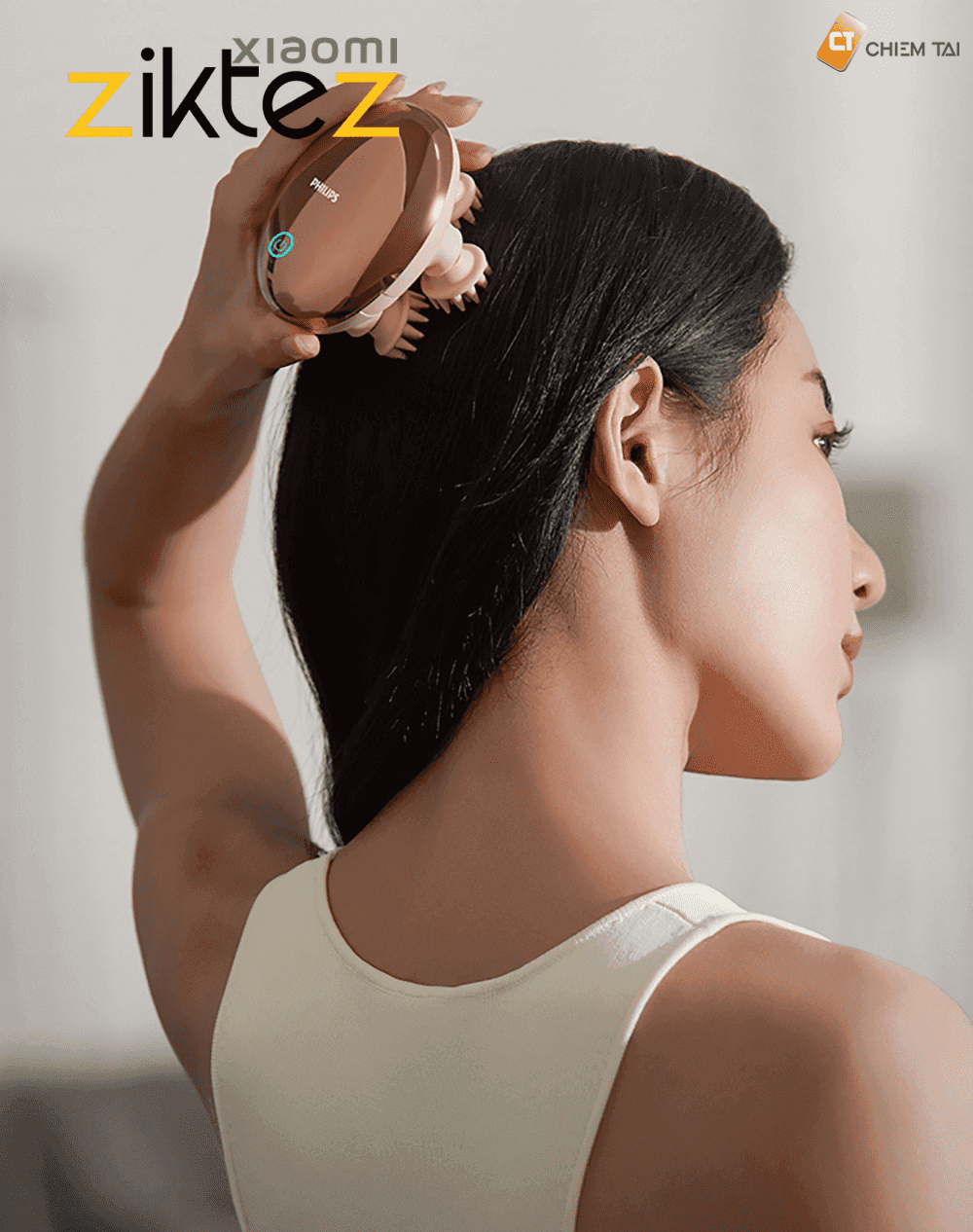 ماساژور سر فیلیپس ضد آب Philips PPM1301 New (اورجینال با گارانتی) — تصویر ۴
