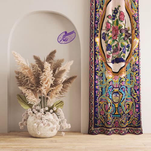 پرده سنتی طرح کتیبه1