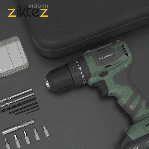دریل شارژی شیائومی Xiaomi MarsWorker 12V Lithium Impact Drill MSBLID1201-04 (اورجینال) — تصویر ۲