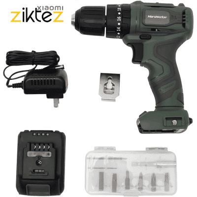 دریل شارژی شیائومی Xiaomi MarsWorker 12V Lithium Impact Drill MSBLID1201-04 (اورجینال)