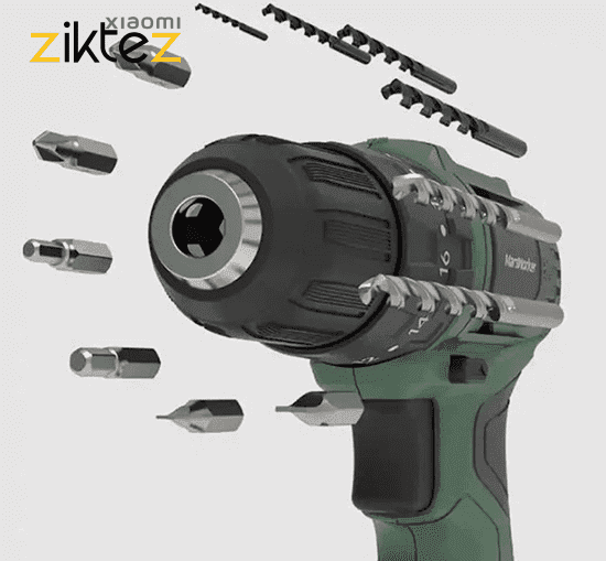 دریل شارژی شیائومی Xiaomi MarsWorker 12V Lithium Impact Drill MSBLID1201-04 (اورجینال) — تصویر ۶