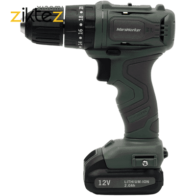 دریل شارژی شیائومی Xiaomi MarsWorker 12V Lithium Impact Drill MSBLID1201-04 (اورجینال) — تصویر ۸
