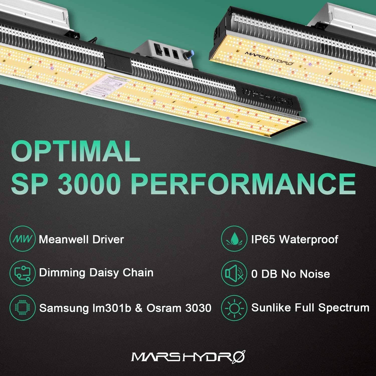 پروژکتور رشد گیاه Mars hydro sp3000 — تصویر ۷