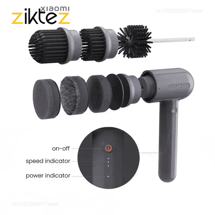 اسکرابر برقی پر قدرت شیائومی کیت نظافت Electric Spin Scrubber Xiaomi Home new (نسخه اورجینال)