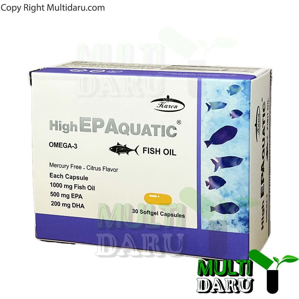 سافت ژل امگا 3 EPA آکواتیک کارن 30 عددی — تصویر ۲