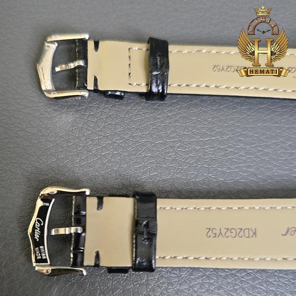 ساعت مچی زنانه کارتیر مدل دمونت CARTIER SANTOS DUMONT CSDL103 (در دو سایز قاب) — تصویر ۸