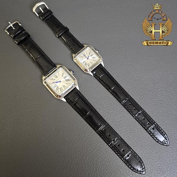 ساعت مچی زنانه کارتیر مدل دمونت CARTIER SANTOS DUMONT CSDL103 (در دو سایز قاب) — تصویر ۳