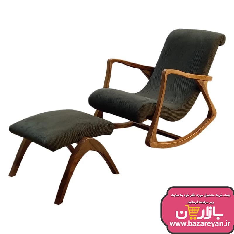 صندلی راک مدل راحتی به همراه زیرپایی کد 31 — تصویر ۸