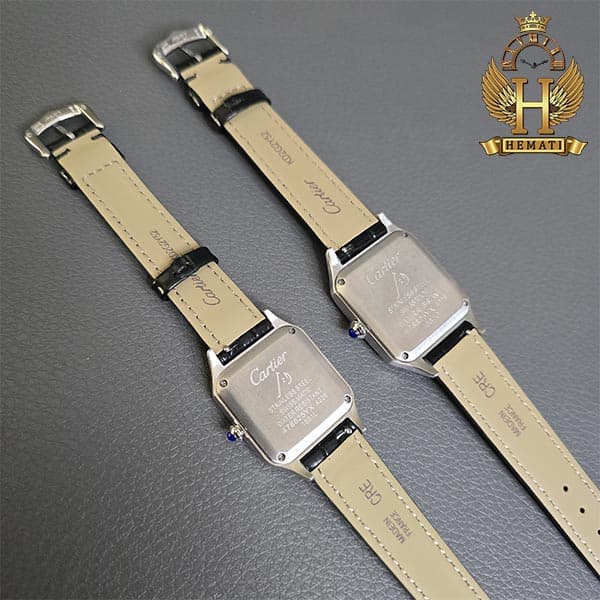 ساعت مچی زنانه کارتیر مدل دمونت CARTIER SANTOS DUMONT CSDL102 (در دو سایز قاب) — تصویر ۷