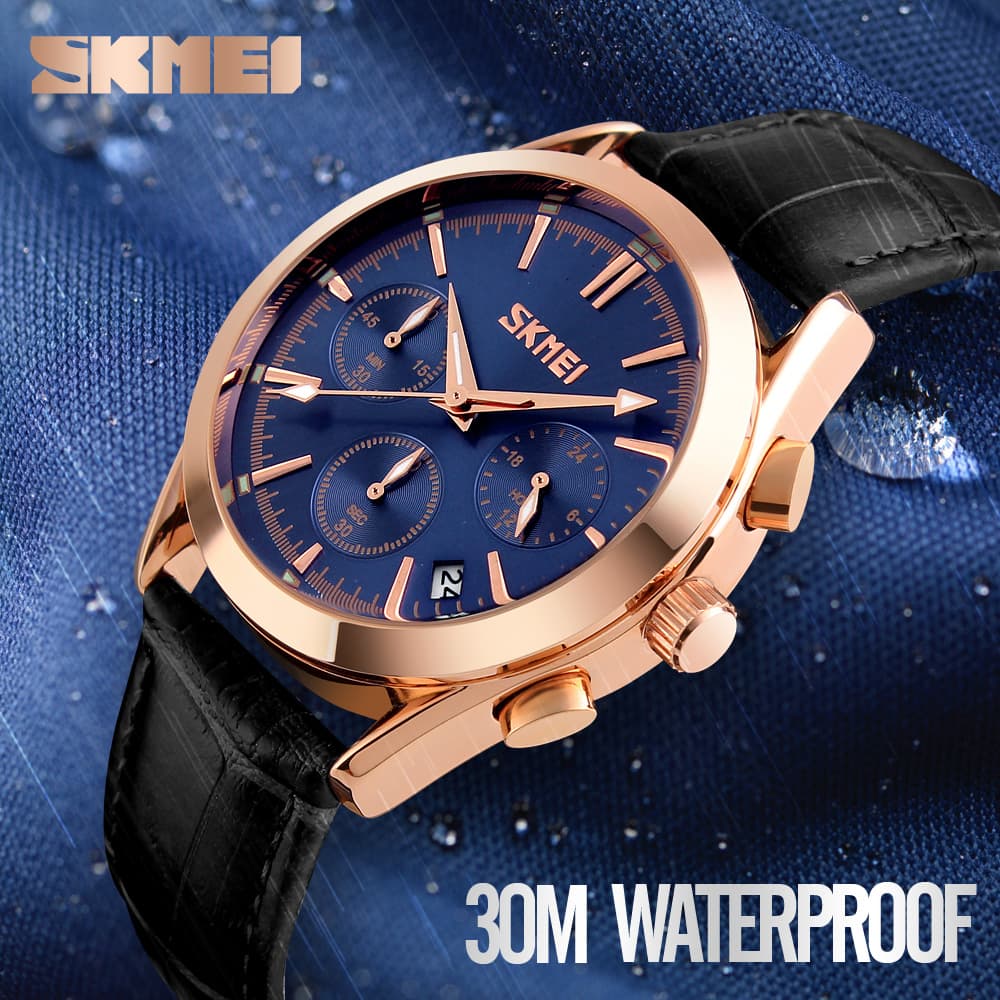 ساعت مچی مردانه اسکمی ( SKMEI ) مدل 9127blue — تصویر ۳