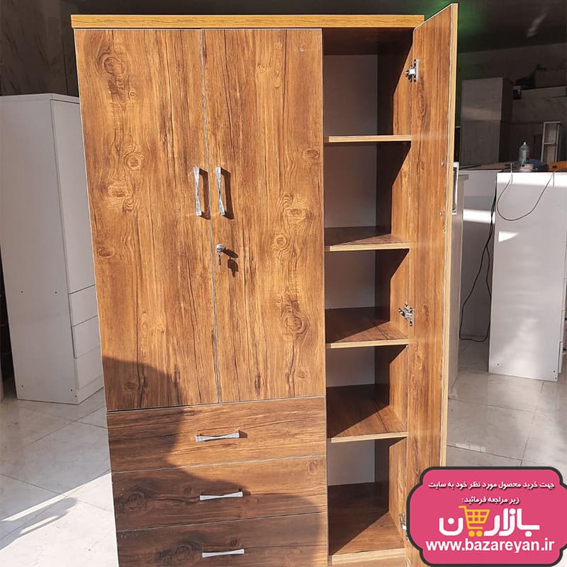 کمد لباس براق ملامینه ارسال به سراسر کشور — تصویر ۲