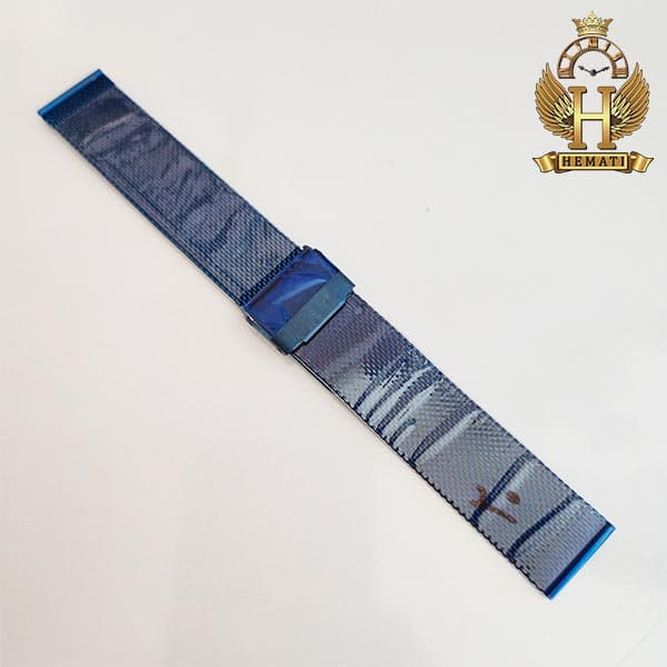 بند ساعت مچی حصیری ریز باف رنگ سرمه ای در سایزبندی BSTH1104 — تصویر ۷