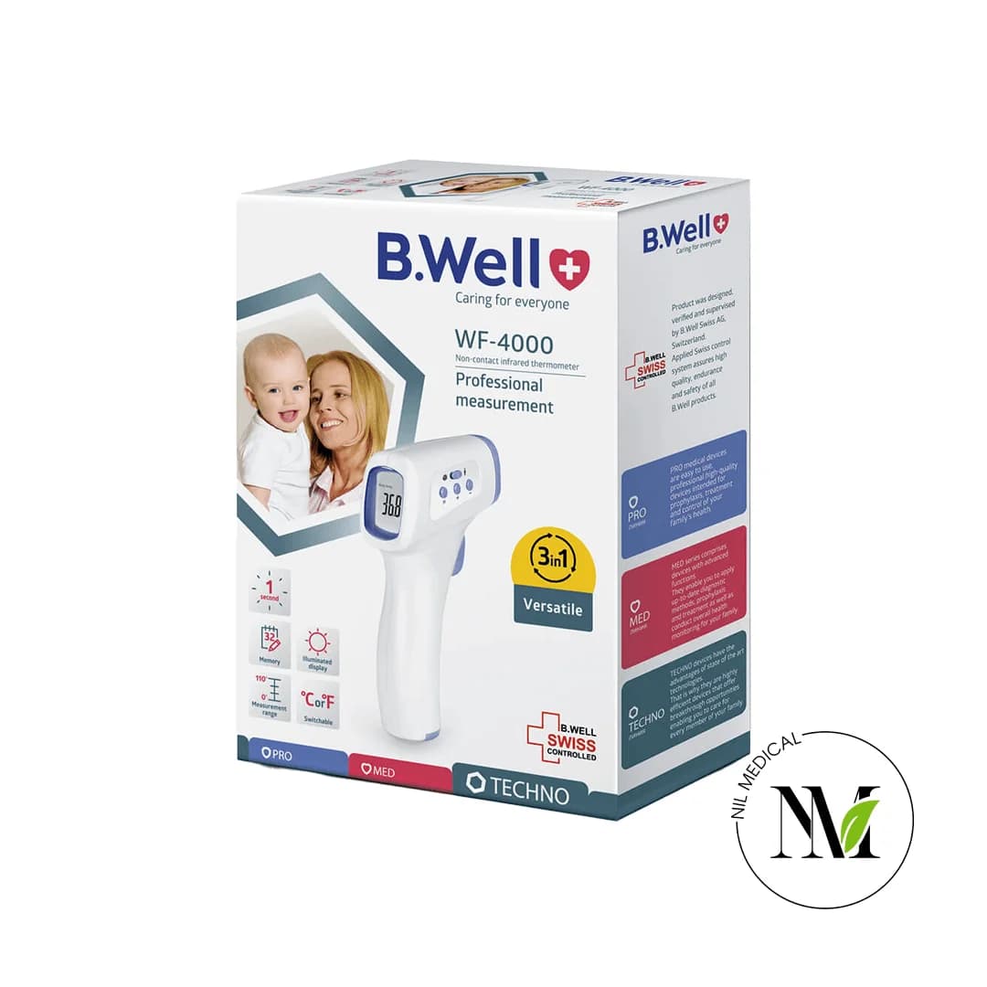 تب سنج دیجیتال غیر تماسی بی ول مدل WF-4000 — تصویر ۴