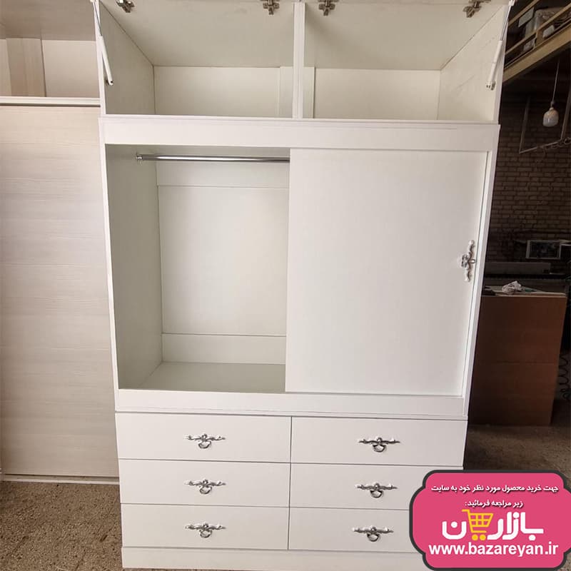 کمد لباس 3تکه درب ریلی 6 کشو ارسال به سراسر کشور — تصویر ۶