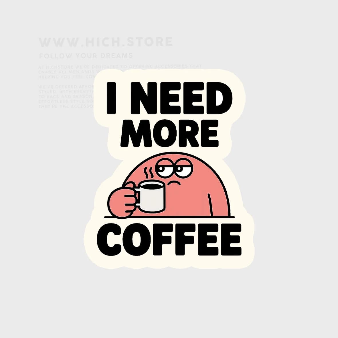 استیکر need coffee